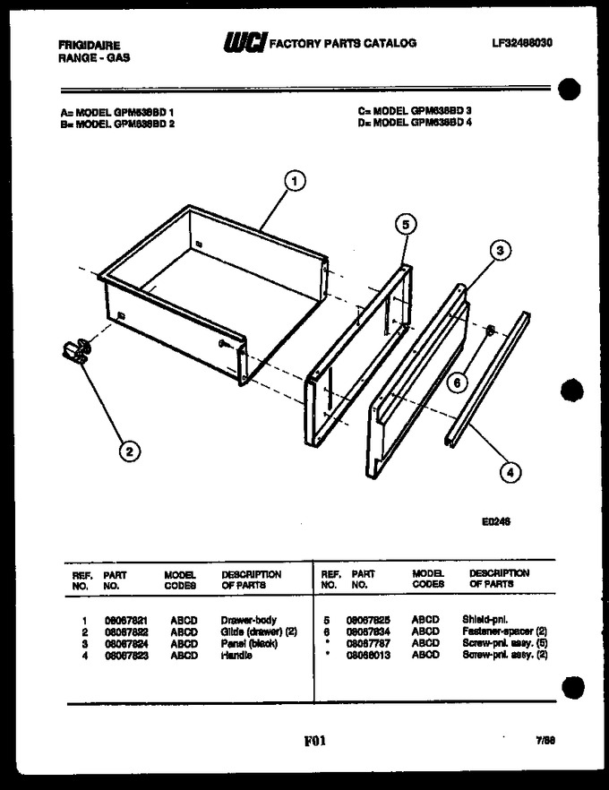 Diagram for GPM638BDW4