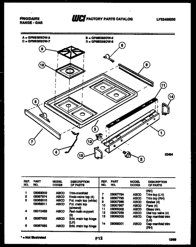 Diagram for GPM638BDL8