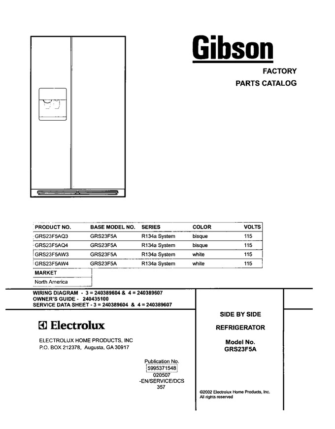 Diagram for GRS23F5AQ4