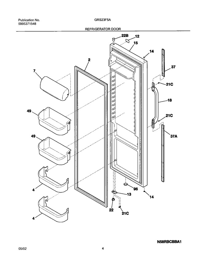 Diagram for GRS23F5AQ4