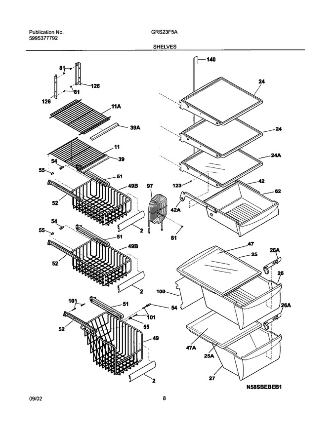 Diagram for GRS23F5AW5