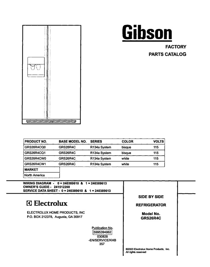 Diagram for GRS26R4CW1