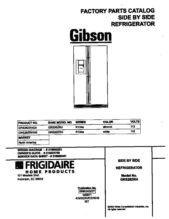 Diagram for GRS26ZRHD5