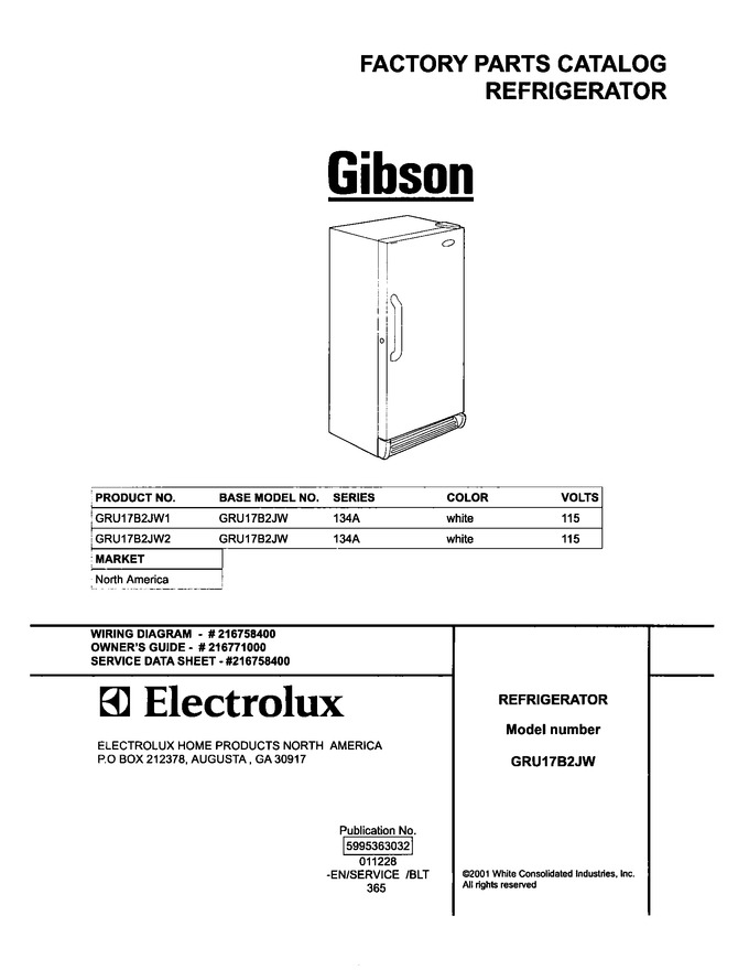 Diagram for GRU17B2JW2