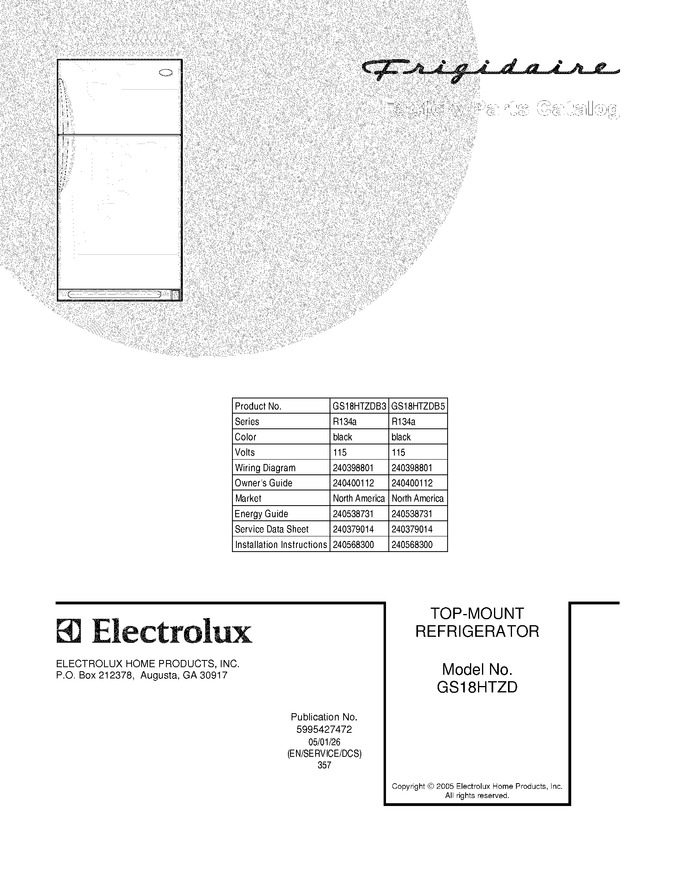 Diagram for GS18HTZDB5