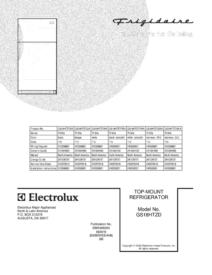 Diagram for GS18HTZDPWA