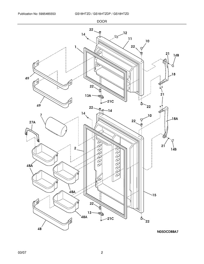 Diagram for GS18HTZDPWB