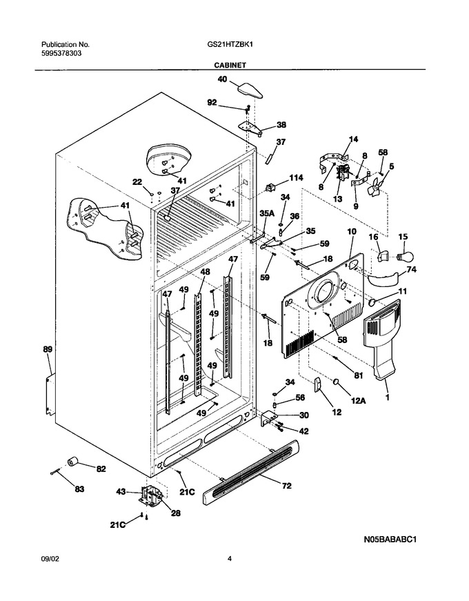 Diagram for GS21HTZBK1