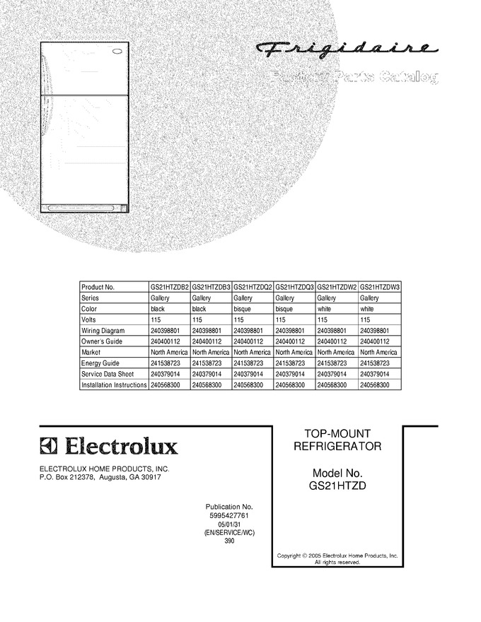 Diagram for GS21HTZDW3
