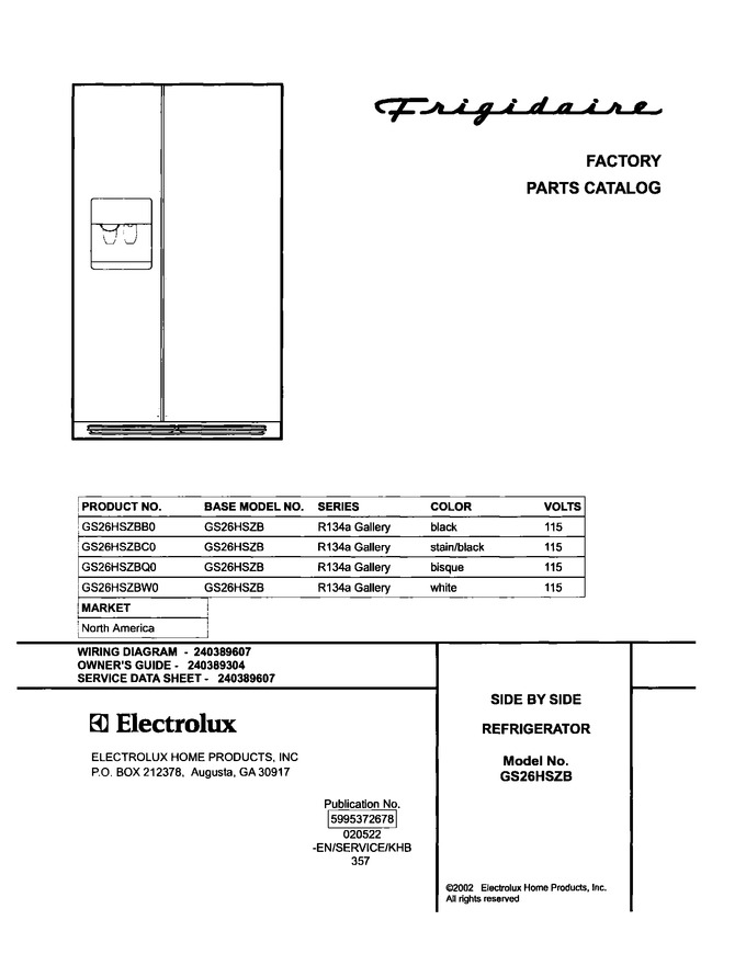 Diagram for GS26HSZBQ0