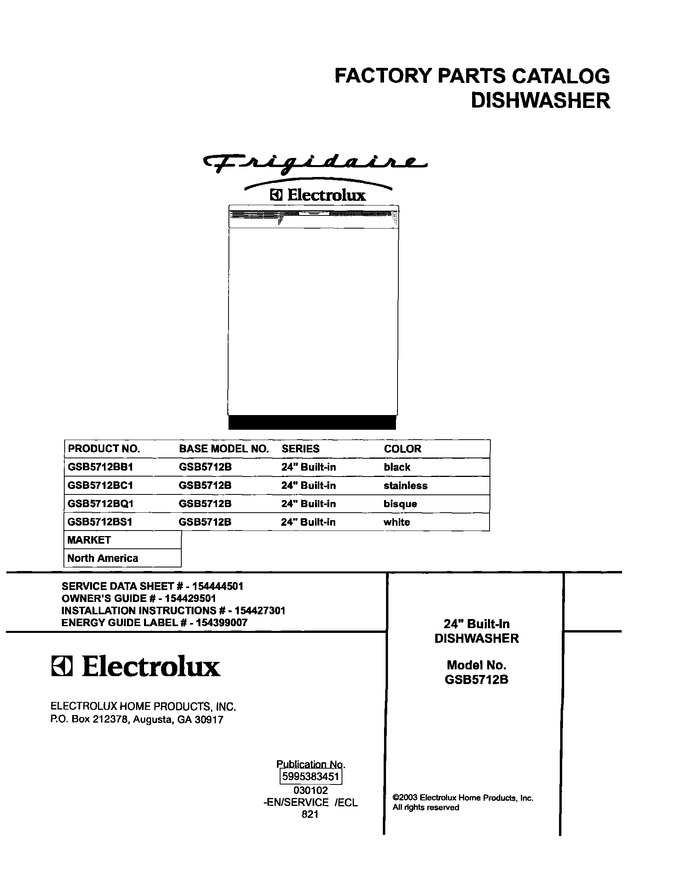 Diagram for GSB5712BB1