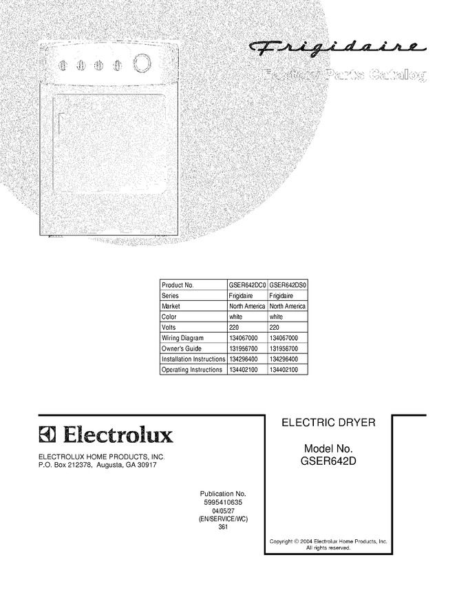 Diagram for GSER642DS0