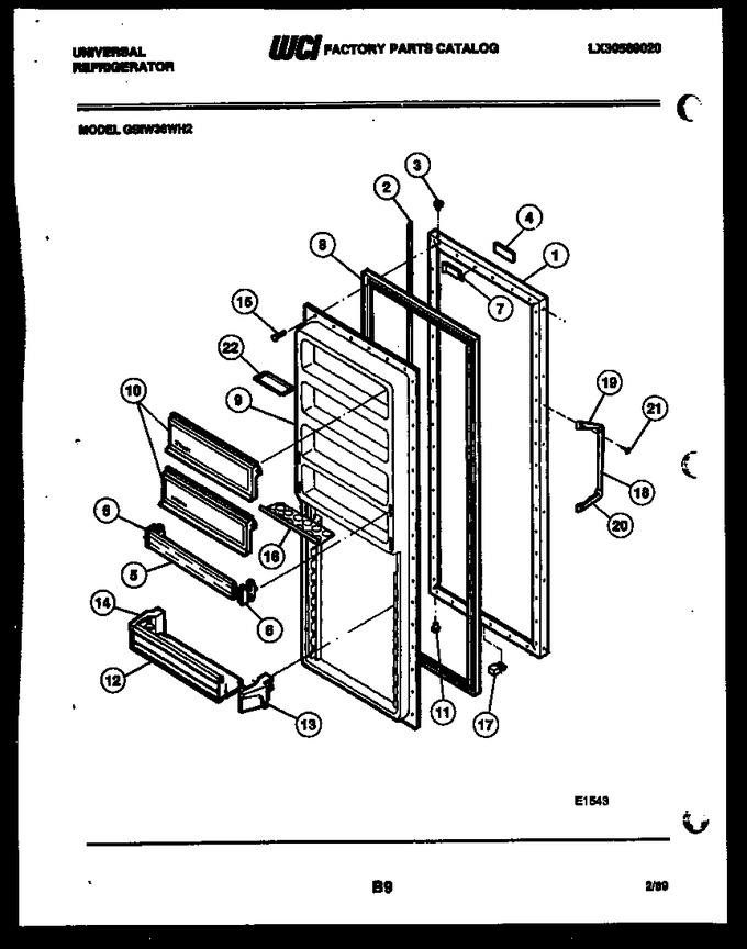 Diagram for GSIW36BH2