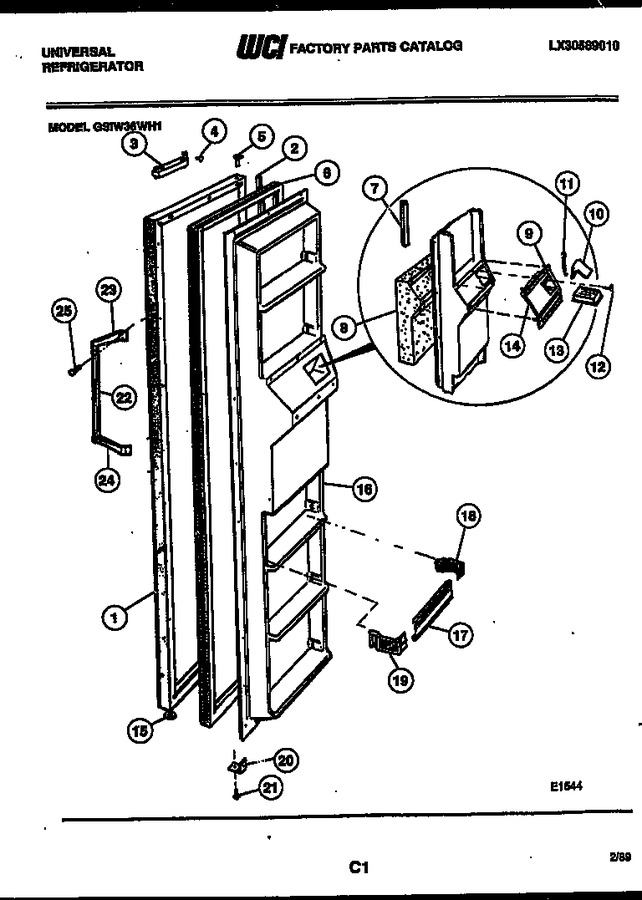 Diagram for GSIW36DH1