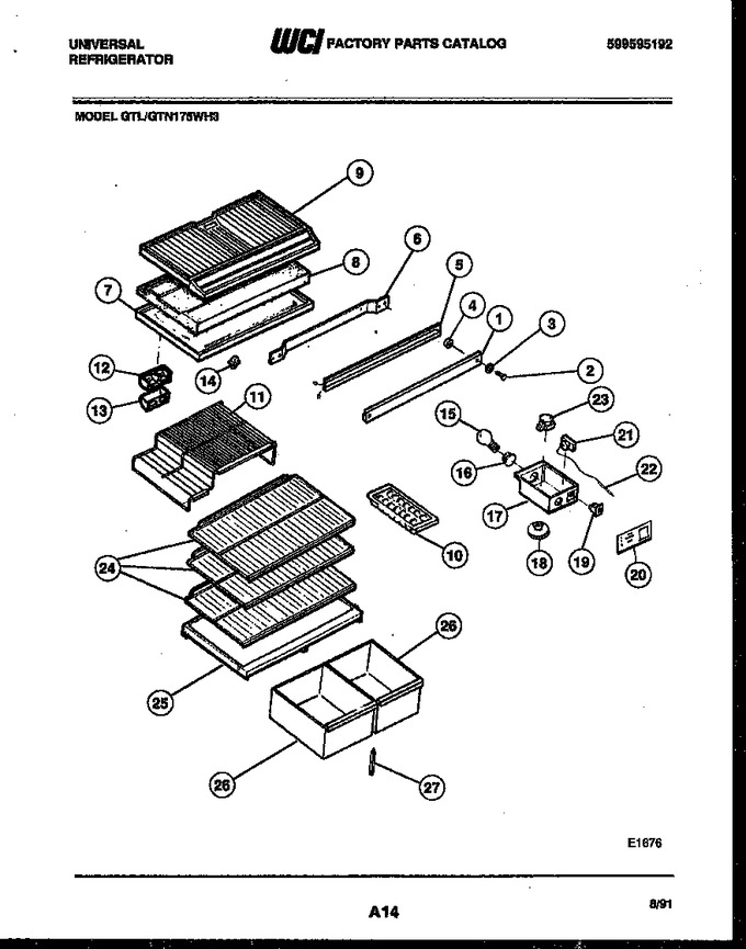 Diagram for GTL175WY3R