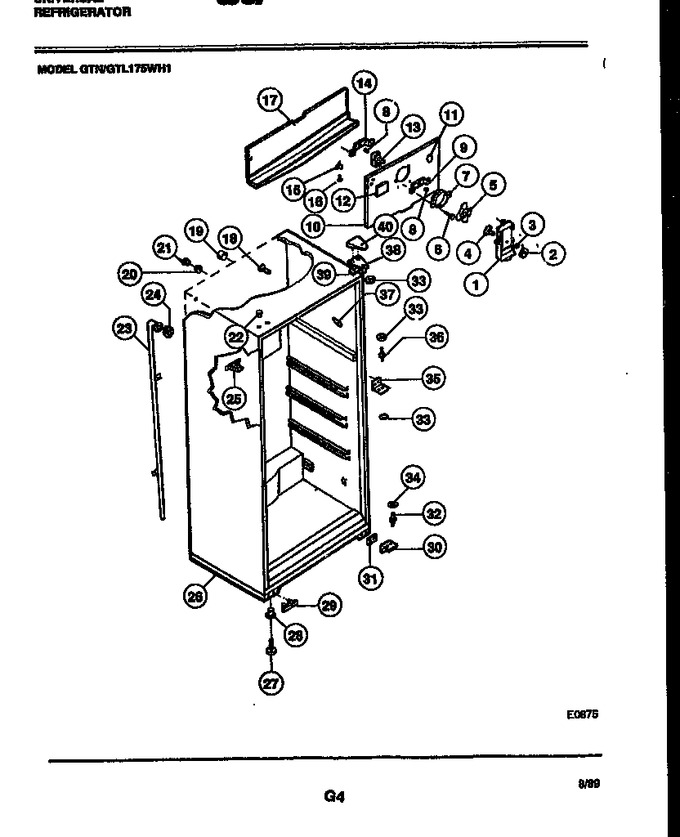 Diagram for GTL175WV1