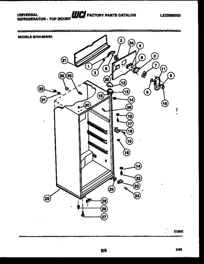 Diagram for GTN140BG1