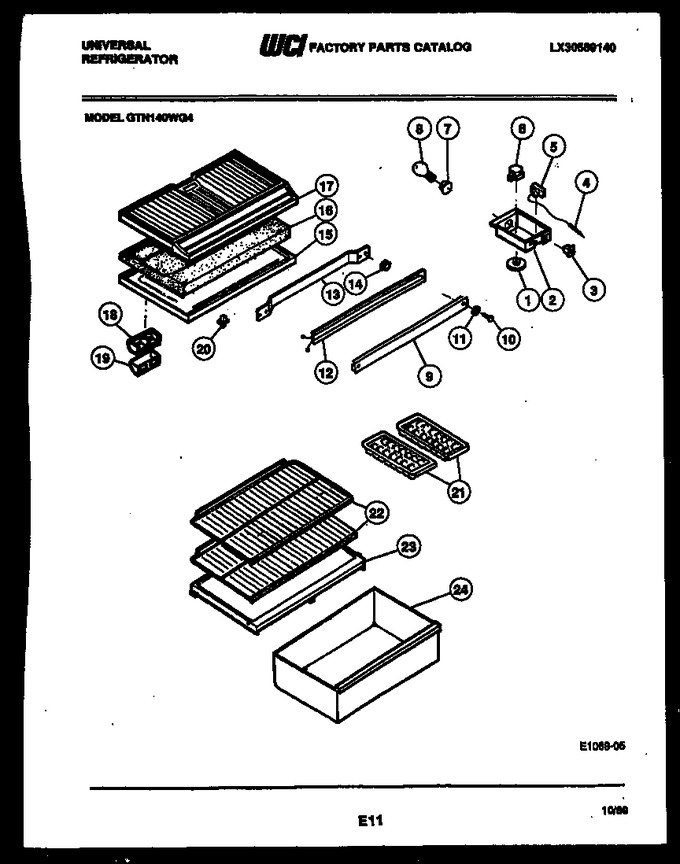 Diagram for GTN140CH4