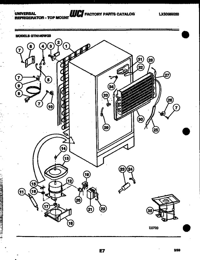 Diagram for GTN140WGD3