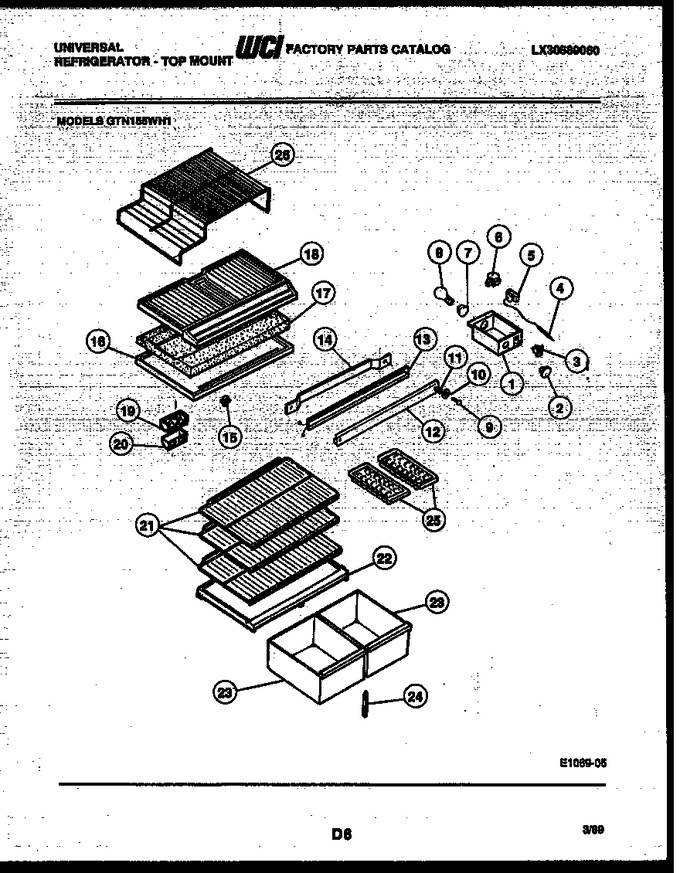 Diagram for GTN155WHE1