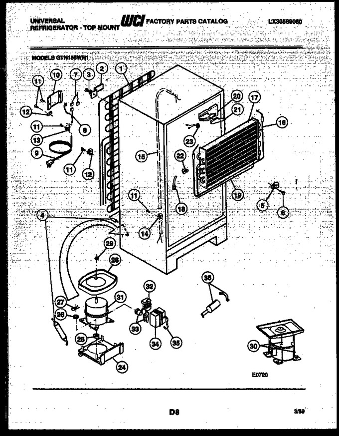 Diagram for GTN155WHE1
