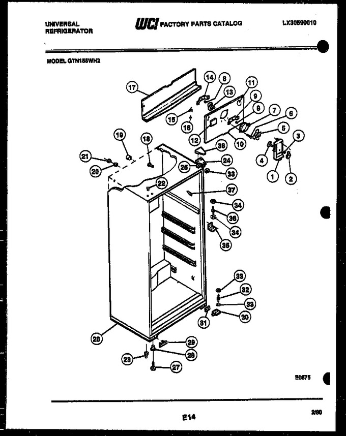 Diagram for GTN155WHV2