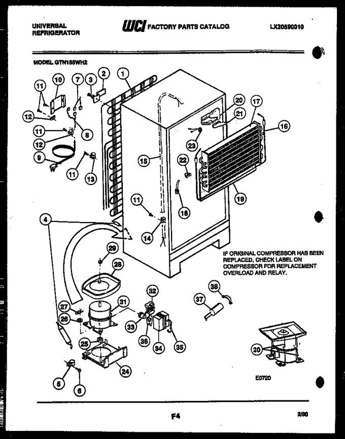 Diagram for GTN155WHV2