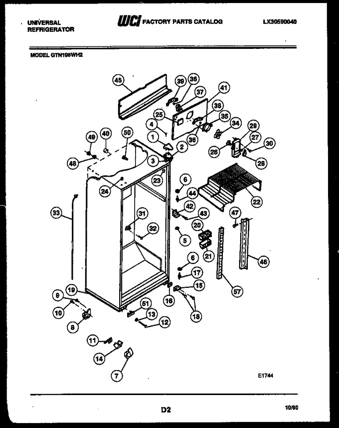 Diagram for GTN198CH2