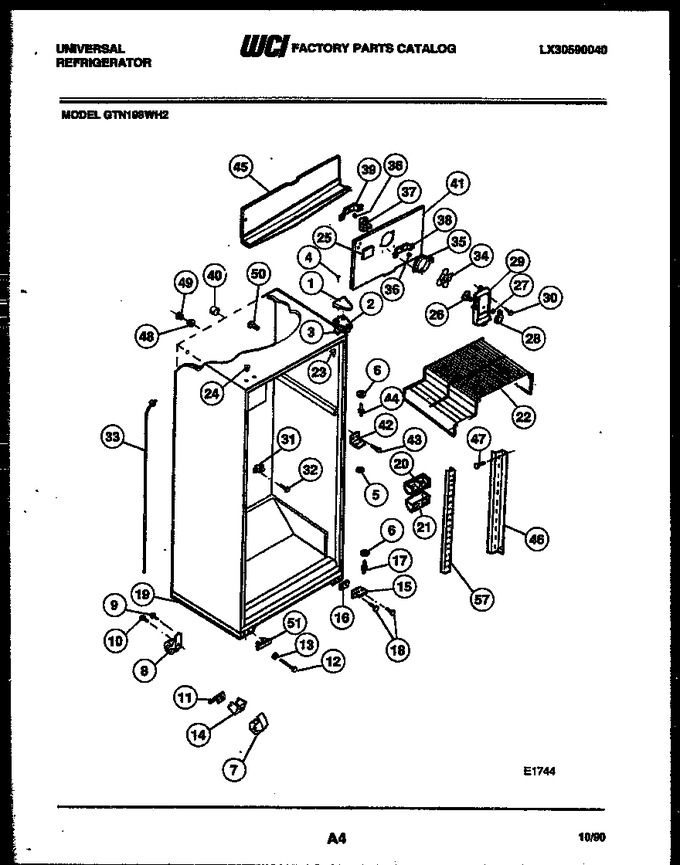 Diagram for GTN198WV2