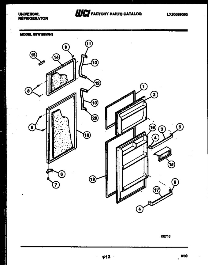 Diagram for GTN198WHJ1