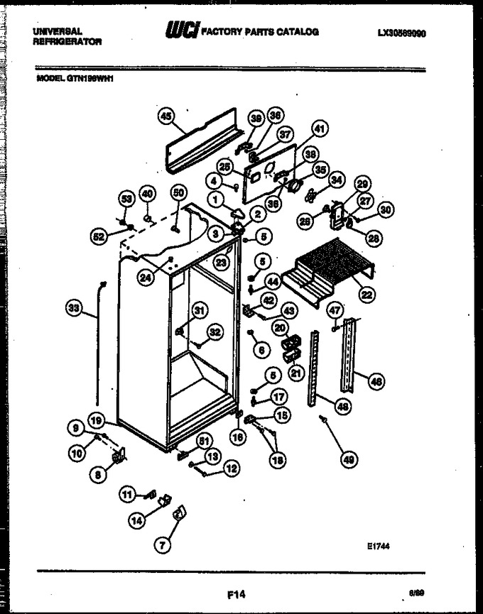 Diagram for GTN198WHD1