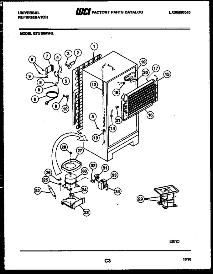 Diagram for GTN198WHF2