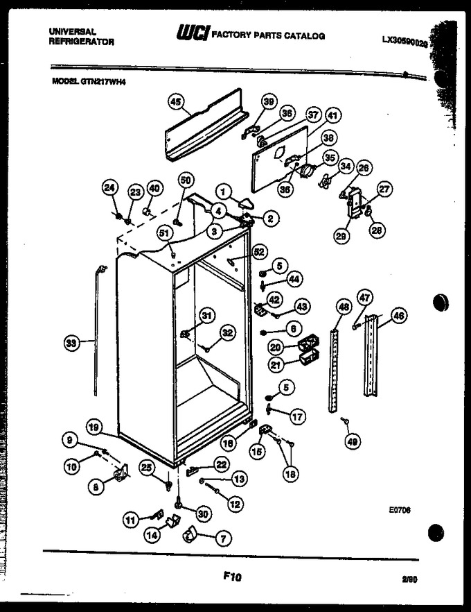 Diagram for GTN217WHF4