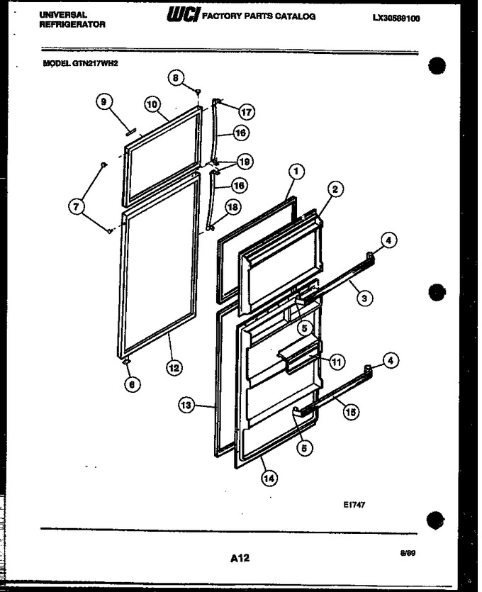 Diagram for GTN217WHH2