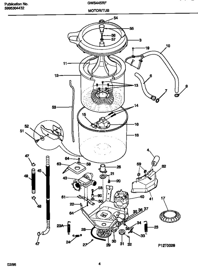 Diagram for GWS445RFS0