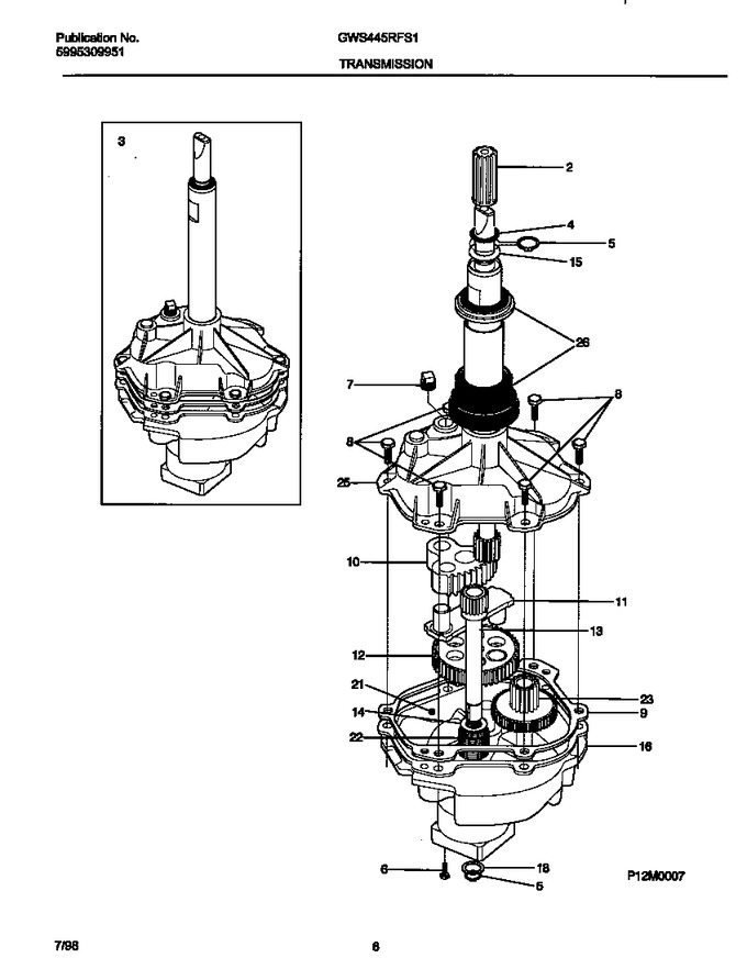 Diagram for GWS445RFS1