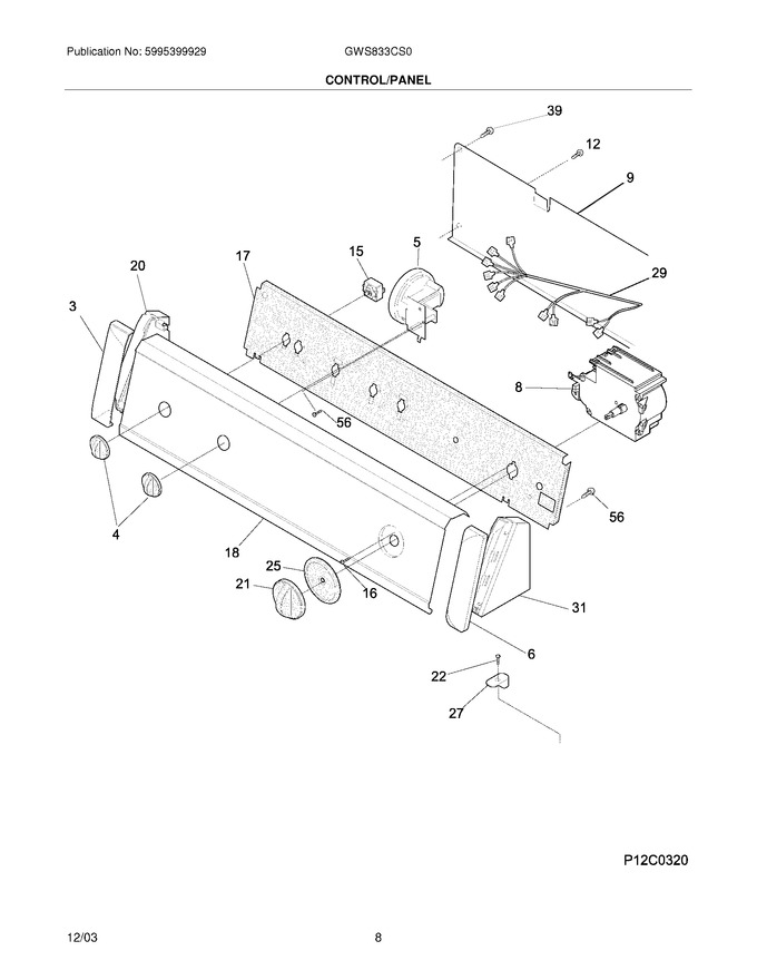 Diagram for GWS833CS0