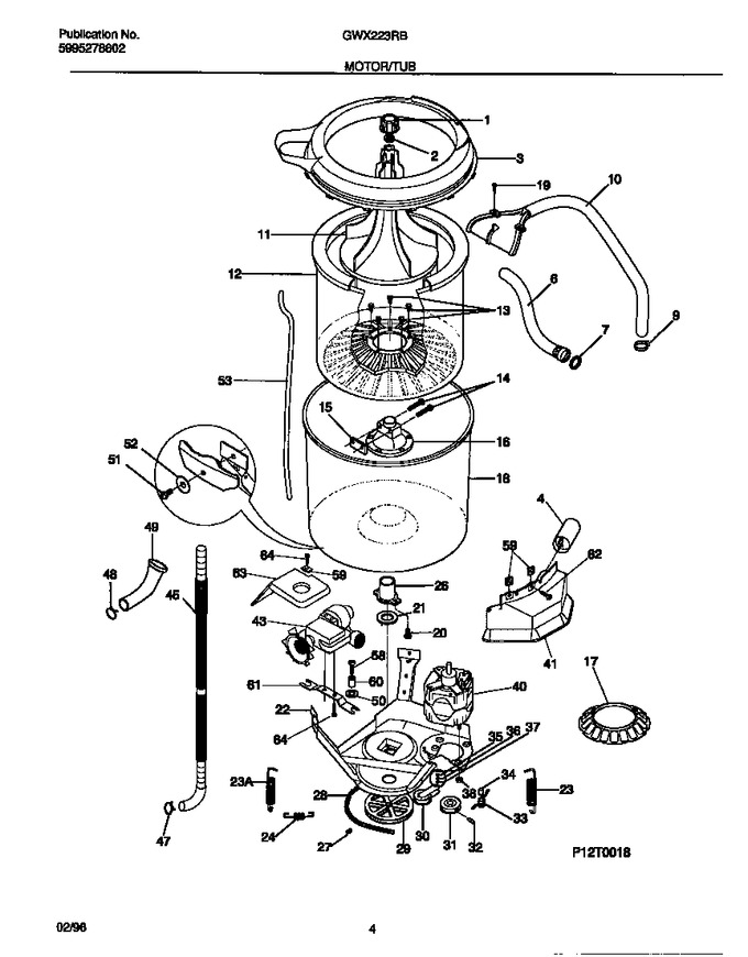 Diagram for GWX223RBW3