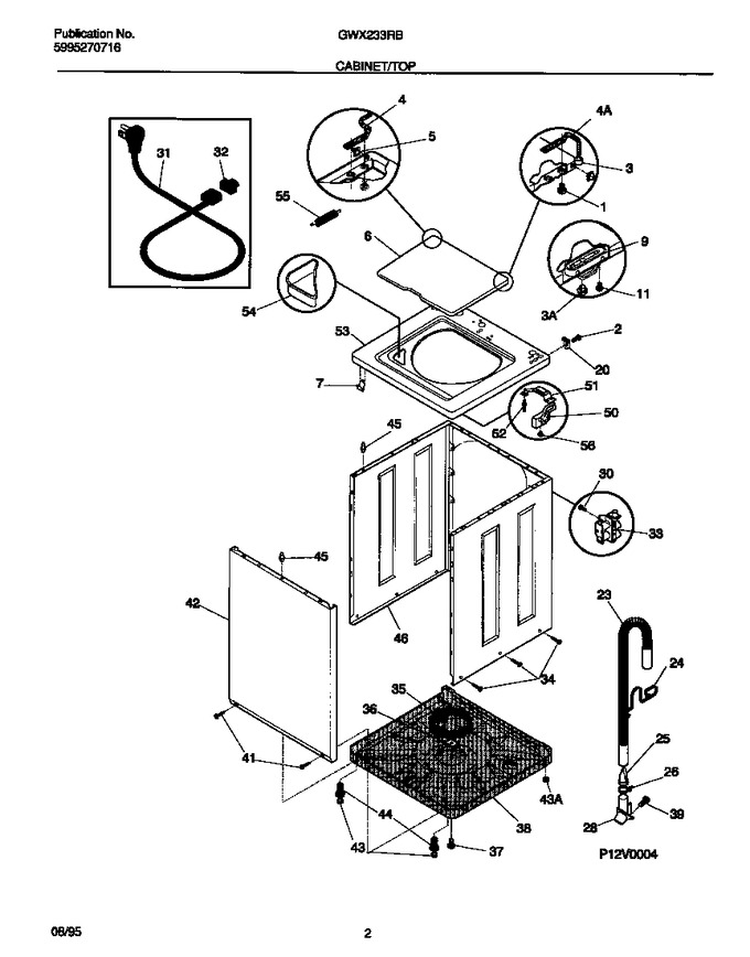 Diagram for GWX233RBS0