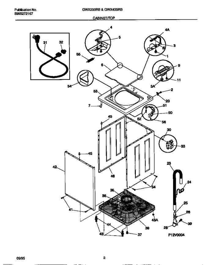 Diagram for GWX435RBW3