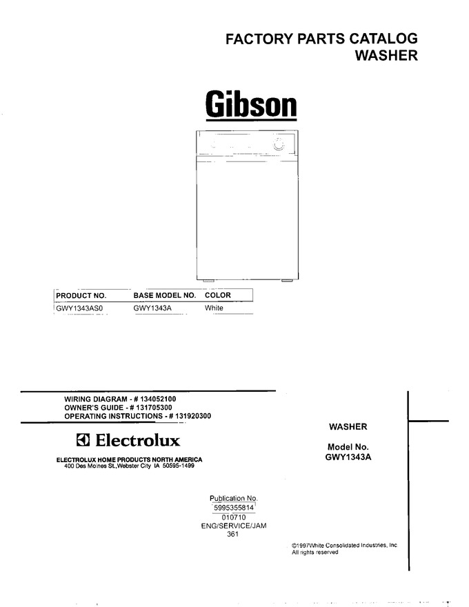 Diagram for GWY1343AS0
