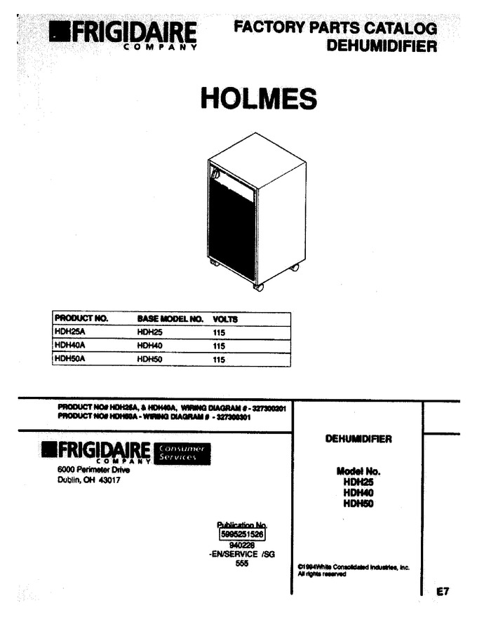 Diagram for HDH50A