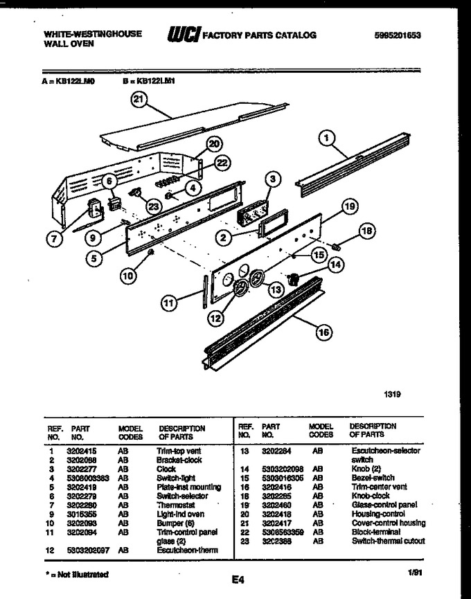 Diagram for KB122LM0