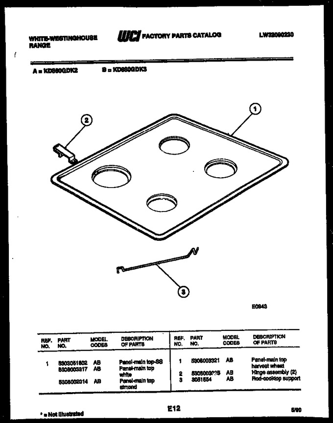 Diagram for KD860GDKD3