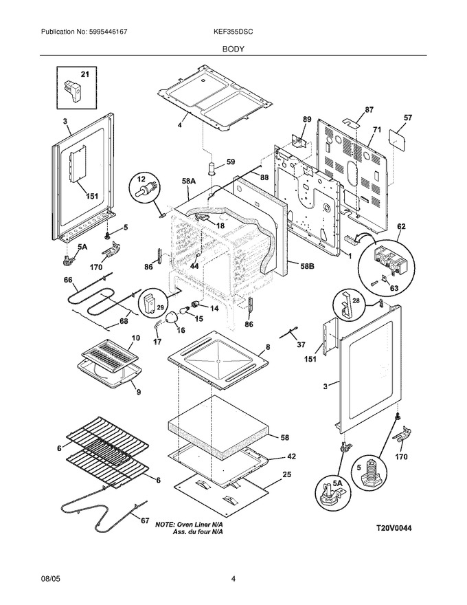 Diagram for KEF355DSC