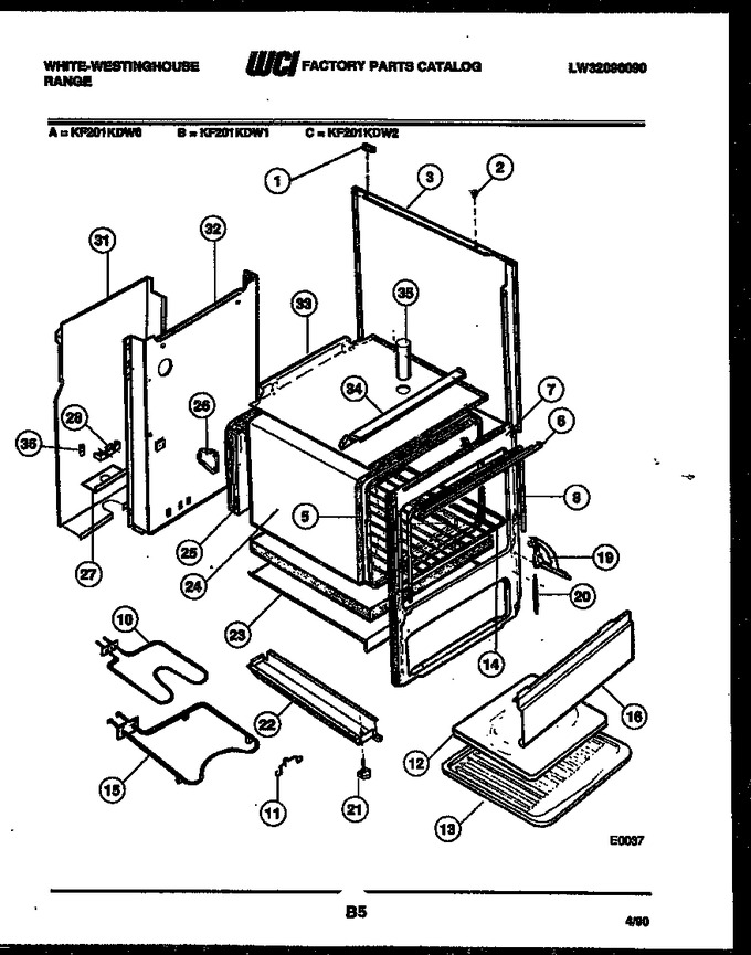 Diagram for KF201KDW0