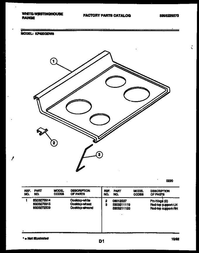 Diagram for KF420GDW8