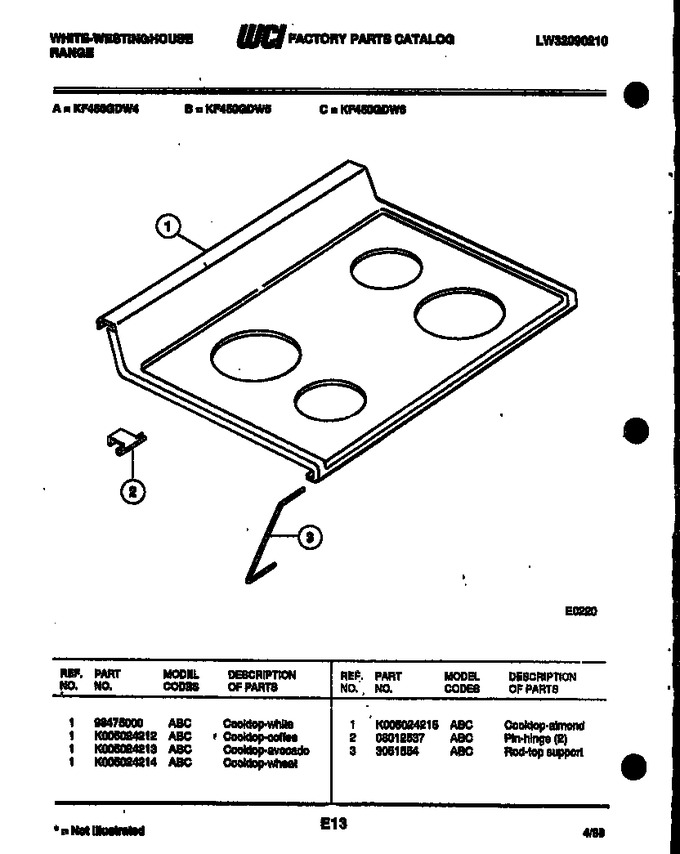 Diagram for KF450GDH6