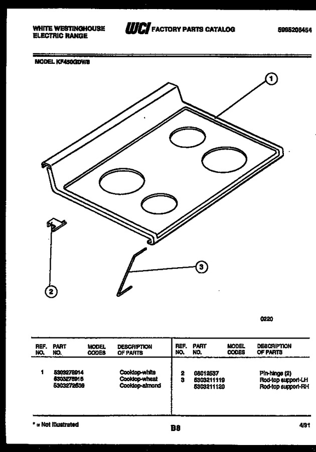 Diagram for KF450GDD8