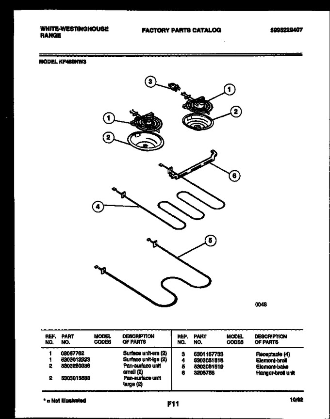 Diagram for KF480NW3